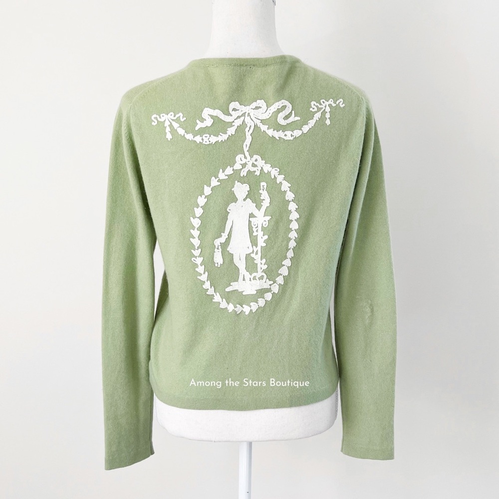 Extremely Rare Y2K Vintage Cashmere Cardigan ASO Phoebe Buffay in Friends - Picture 13 of 13